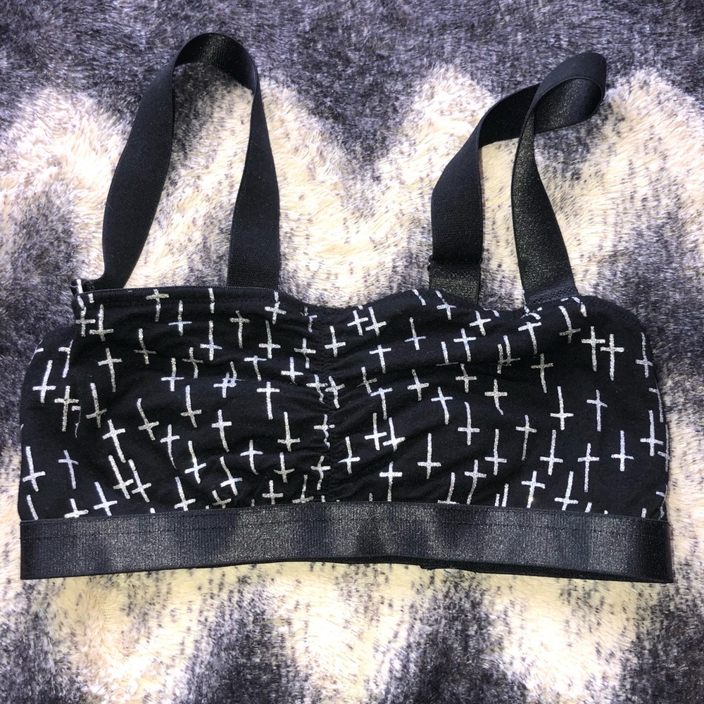 Hot Topic Bralette With Back Lace Detailing